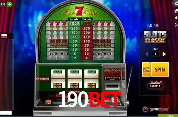 Slots no Site 190Bet